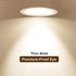 2Pcs 7.08In 10 CLISPEED Light Diffuser Film Anti-Glare Soft Lamp Shade for Ceiling Lights Nursery Bedroom Living Room