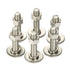 1/4-20 x 1/2" Hex Head Bolts with Hex Nuts & Washers, Fully Threaded Stainless Steel 18-8, 10 Sets