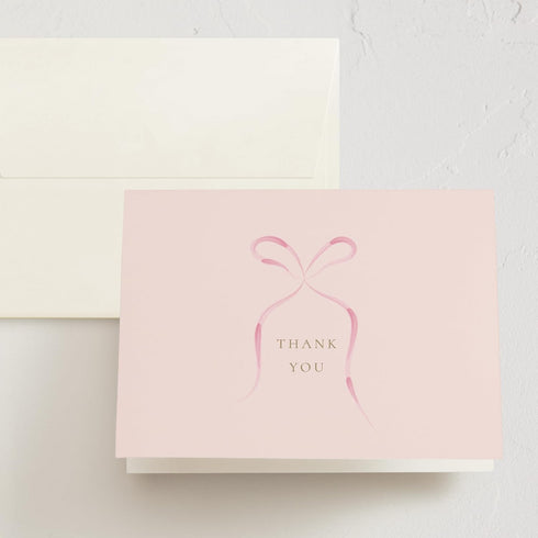 Minted Thank You Cards Pack, 10 Thank You Cards with 10 Envelopes,