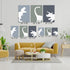 GUBIYU Set 3, 12"x16" Dinosaur Wall Decor T-Rex Art of Boys Room Aesthetic Posters, Animal Nursery Print for Kids