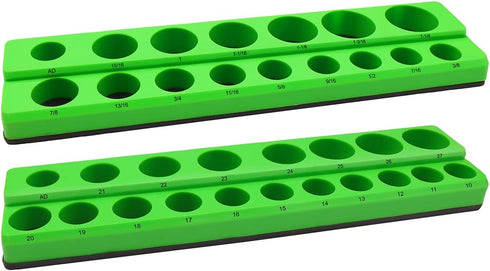 Grip Magnetic Socket Holder SAE (1/2 in) - Stores Deep, Shallow, Impact