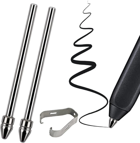 Universal Fine Titanium Alloy Pencil Nibs for BOOX Pen 2 Pro, iReader, IFLYYTEK, Lamy AL-Star Digital Pen, 2 Pcs
