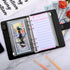 SKYDUE Money Saving Binder with Zipper Envelopes and Budget Sheets