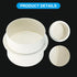 6 Inch 2 PATIKIL Backdraft Damper, Pcs PVC Ducting Hose Airflow Insert Backflow Preventer Shutter, One-Way Draft