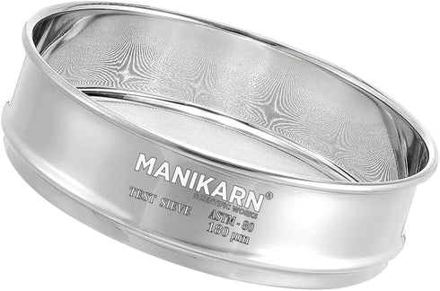 Lab Test Sieve 8 inch, 180 Micron High Quality Stainless Steel Test Sieve (ASTM No. 80)