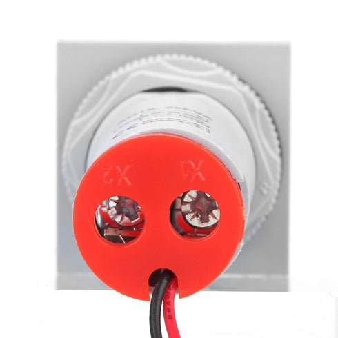 Red LED Digital Voltage Tester, 22mm Dual Display Panel Voltmeter Ammeter, AC 0-100A 60-500V Meter Indicator