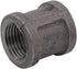 ApplianPar 10 Pack Black Malleable Iron Cast Pipe Fitting 1/2" Inch Coupling For DIY Pipe Furniture Industrial Pipe Plumbing Supplies 1/2 Inch Threaded Pipe Nipples by ApplianPar