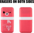 Outus 16 PCS Cute Animal Roller Erasers, Pencil Eraser Shaving Roller Case for School Supplies