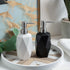 FE Soap Dispenser, 13.5oz Ceramic Bathroom Soap Dispenser with 304 Stainless Steel Pump, Decorative Liquid Hand Soap