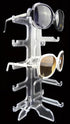 MAGIKON 5 Layers Glasses Holder, Eyeglasses Sunglasses Display Rack, 5-Layer Transparent