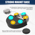 D66 2Pack Rubber Coated Magnets, Neodymium Magnet Base Mount with Rubber Coating Anti Scratch Magnetic Base with Female