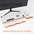 Set 60%/68%/75%, Gel Keyboard and Mouse Wrist Rest Clear Orange Wrist Rest for Computer Keyboard Keyboard Cushion