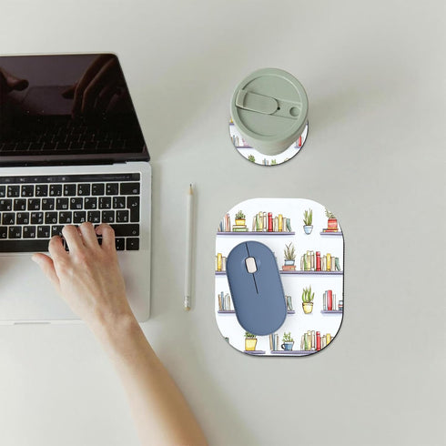 MUOHEGNT 6 7 Inch,Mini Small Mouse Pad x Mouse Pad with Non-Slip Rubber Base,Waterproof Compact Mouse Mat for Laptop