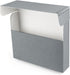 Lineco Archival Document Storage Box with Metal Edge, Acid-Free Gray Boxboard, Organize and Store Files, Prints,