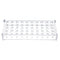 YOKIVE Acrylic Test Tube Rack Holder for 0.2ml, 10ml Lab Test Tubes (Clear, 40-Sockets)