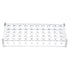 YOKIVE Acrylic Test Tube Rack Holder for 0.2ml, 10ml Lab Test Tubes (Clear, 40-Sockets)