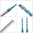 CNC Spiral Router Bits Up Cut with 1/4 inch Shank, 1/8 inch Cutting Dia, Extra Long 3 Inch Length