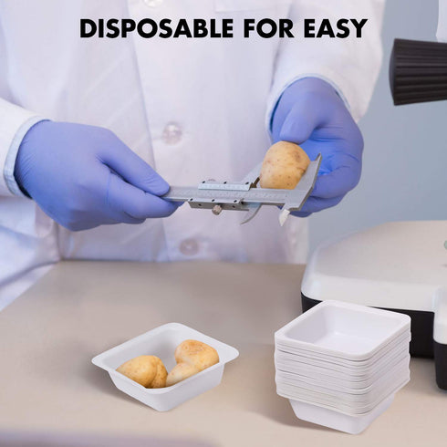 7ml 100ml Weigh Boat Set, 100 Pack Small & Large Lab Weighing Dishes for Measuring, Mixing Powders