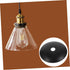 6pcs 50mm SEWACC Pendant Light Canopy Ceiling Plate LED Lamp Cover Hardware for Chandelier and Table Lamp Fixture