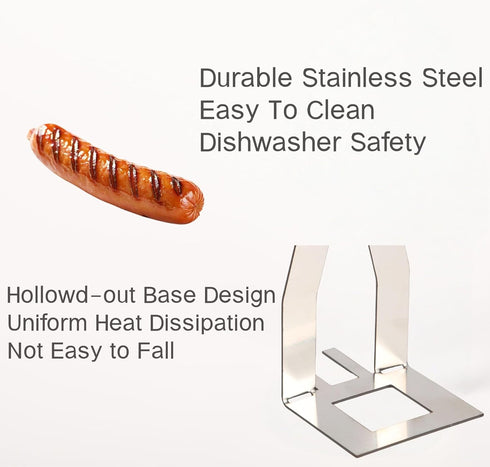 Zorythm 4 6 (6) or PCS Funny Hot Dog Holder and Sausage Stand-Hot Dog Grill Holder Man-Standing Man Sausage Barbecue