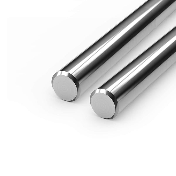 FEYRINX Linear Motion Guide 2PCS 12mm x 300mm (.472 x 11.81 inches) Case Hardened Chrome Rail Rod for 3D Printer, DIY,
