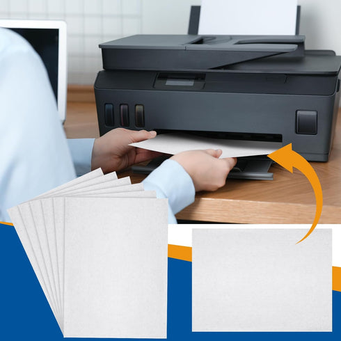 Fuyoooo 30 8.5 11 Inch Pcs Printer Cleaning Sheet x Scanner Cleaning Sheets Laser Printer Paper Shredder for Copier Fax