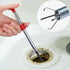 Flexible Grabber Claw Pick Up Reacher Tool, 63 Inch Bendable Hose Pickup Tool for Drain Snake Hair Clog Remover