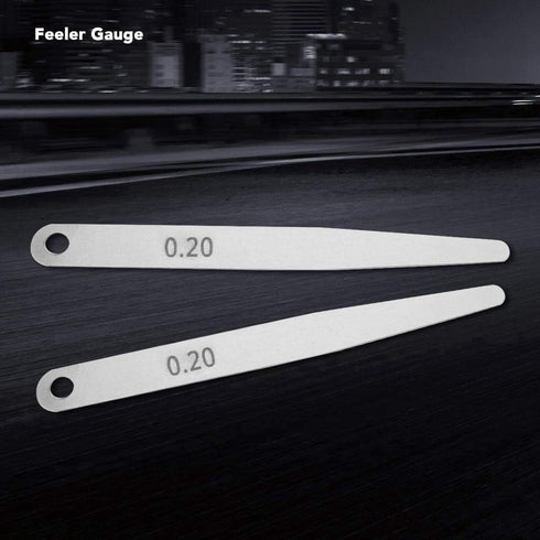 5pcs Feeler Gauge Metric Thickness Gage Measurement Tool, 0.2 Thickness Filler (0.2)