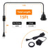 Filltown 15Ft 2 Pack, E26/E27 Plug in Pendant Light Hanging Lights with Plug in Cord, Socket Hanging Lamp Light Cord