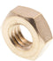 Prime-Line 9074536 Solid Brass Machine Screw Hex Nuts, 3/8 In.-16, 25 Pack