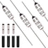 Tnisesm 10 Pcs 184 C Metal Thermal Cutoffs, Thermal Fuse 10A 250V with Non-Insulated Butt Connectors (22-18 AWG) for