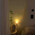 ESUPPORT 50000h) Mushroom-Shaped Energy Saving Sensor LED Night Light with Plug Yellow(Average Life Expectancy