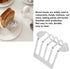 Commercial (F1) ZJchao Stainless Steel Toast Rack, Serving Toast Tray, Bread Rack, Bakery Racks Easy to Clean Vintage