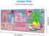 Pixel Pink Computer Mouse Pad, Extended XL Gaming Mice Pad with Stitched Edges, 31.5 X 11.8 Inch