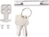 Sliding Door Handle Set, Simple Style Mobile Double Sided Lock Catch for Sliding Glass Door and Windows