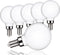 KLY G50 Ceiling Fan Light Bulb E12, 2700K Warm White Candelabra LED Bulbs,