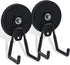 Strong Magnetic Hooks, 3.46" Garage Magnet Hooks with Anti-Slip Coating, 2 Pack Heavy Duty Storage Utility Hooks