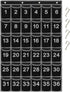 EAMAY 36 Numbered Classroom Pocket Charts for Cell Phones and Calculators, Wall Door Mount Organizer