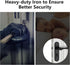 L-Shaped Stainless Steel Security Reinforcement Striker Plates, 2pcs Outswing Door Latch Guard for Extra Home Security