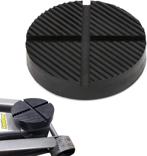 Universal Floor Jack Rubber Pad Adapter, Pinch Weld Side Frame Rail Protector Puck/Pad (1 Pack)