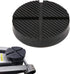 Universal Floor Jack Rubber Pad Adapter, Pinch Weld Side Frame Rail Protector Puck/Pad (1 Pack)