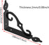 Luomorgo 10 5.4 Inch, Pcs L Bracket Decorative Shelf Brackets, Wall Mounted L Shape Floating Shelf Bracket Heavy Duty