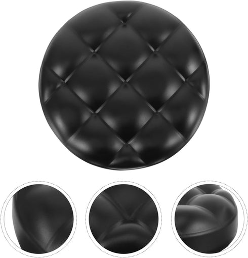 12.6 Inch Angoily Bar Stool Seat Replacement Round Padded Cushion Soft Pu Leather Chair Seating Accessory Comfortable