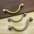 SANCHAKOU 2 Pack 95Mm Cabinet Furniture Knobs Bedside Table Drawer Handle Brass Chinese Style Desk Brass Round Stick