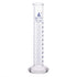 EISCO Graduated Cylinder, 100ml - Class A Tolerance ±0.50ml, Round Base, Blue Graduations
