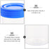 50PCS Specimen Container Cups, Seal Sample Collection Cup for Urine, Screw Urine Sample Cups for Lab Use (40ml)