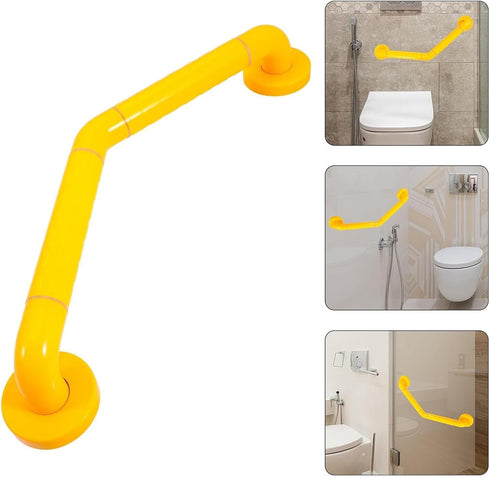 PAUANI Bathroom Safety Grab Bar - Metal Stair Railing, Stainless Steel Non-Slip Thickened Handrail with Hole Pins