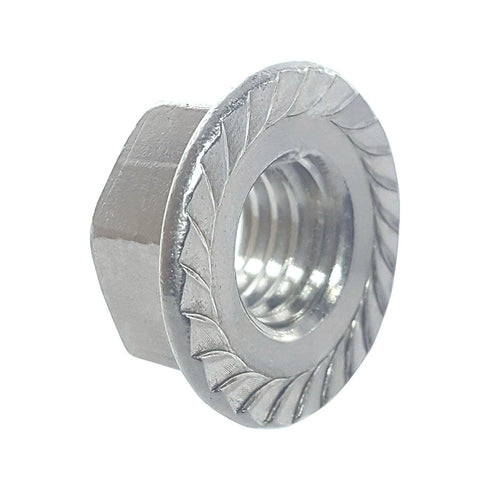 BCP Fasteners 40 Pack 3/8-16 (BCP271) Zinc Plated Serrated Flange Hex Lock Nuts