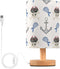 Vozoza Cartoon Pirate Skull Anchor LED Table Lamp with USB Port Night Light