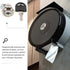 Set Commercial Stainless Steel Lock and Key for Roll Paper Towel Dispenser and Toilet Paper Dispenser Replacement